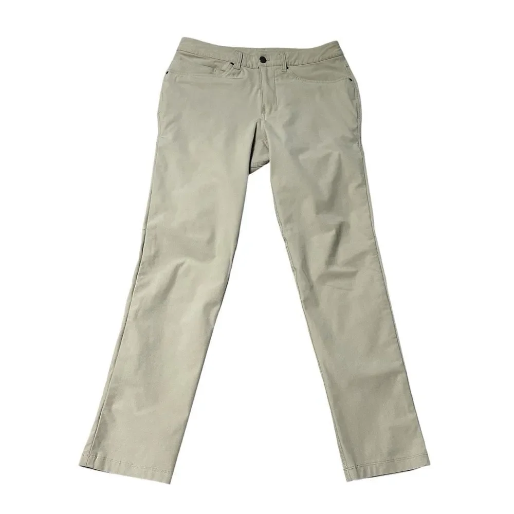 Men’s Lululemon ABC Pants Tan Size 30